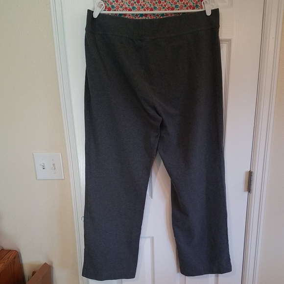 Lands End Stretch XL Gray Leggings W/ Wide Waist Band 18-20 - Picture 3 of 12
